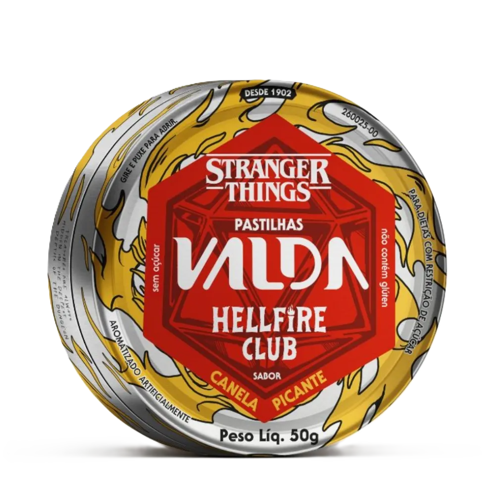 Valda Stranger Things Canela Picante 50 G