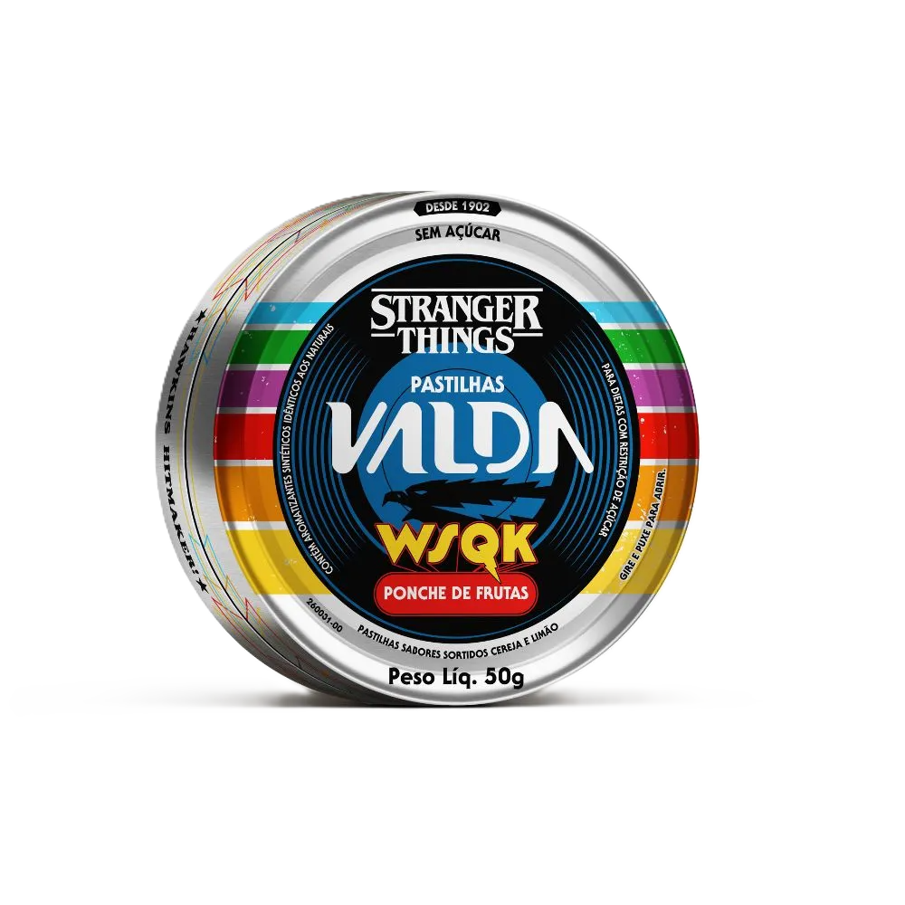 Valda Stranger Things Ponche Frutas 50 G