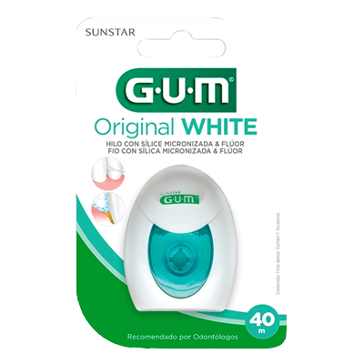 Fio Dental Gum Original White 40 M