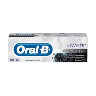 Creme Dental Oral B 3 D White Mineral Clean 102 G