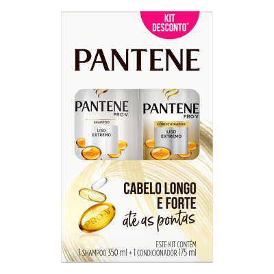 Kit Pantene Liso Extremo Sh 350 +Cond 175 Ml