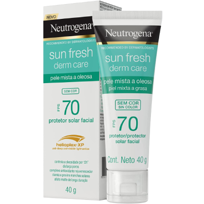 Neutrogena Sun Fresh Oily Skin S/Cor Fps70 40 G