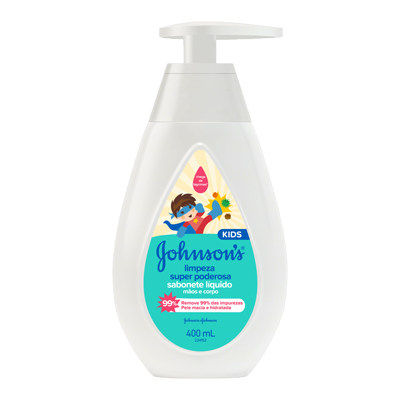 Sabonete Liquido Johnson's Limpeza Super Poderosa 400 Ml