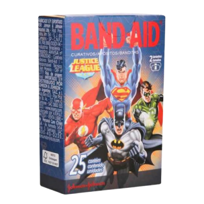Band Aid Liga Da Justiça Com 25 Unidades