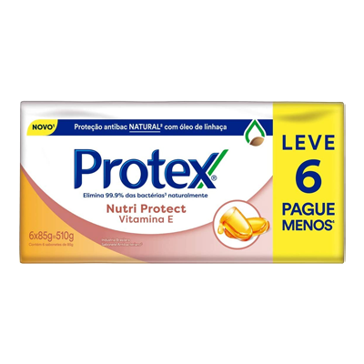 Kit Sabonete Protex Vitamina 85 G Lv6 Pg5