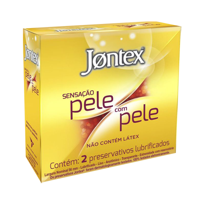 Preservativo Jontex Sens Pele Com Pele 2 Un