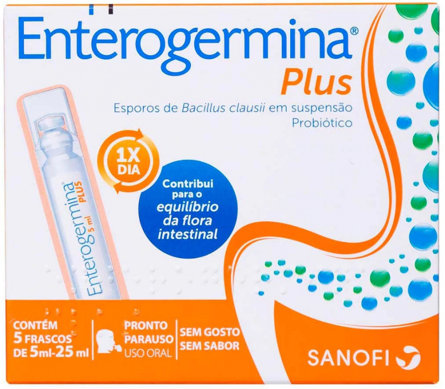 Enterogermina Plus 5 Ml 5 Frascos