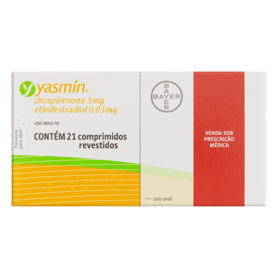Yasmin 3+0,03 Mg Cx 21 Comp Revestido