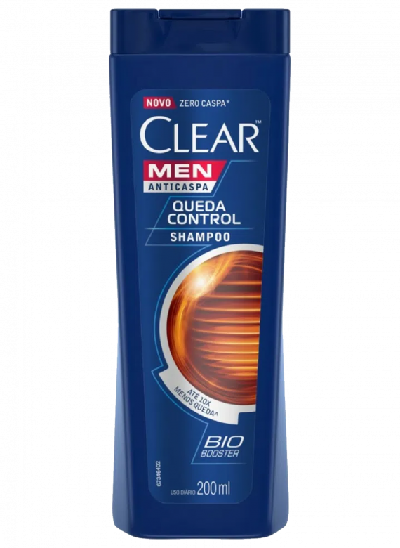 Shampoo Clear Queda Control Masculino 200 Ml