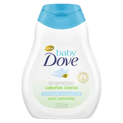 Shampoo Dove Hidratação Enriquecida Cabelos Claros 200 Ml