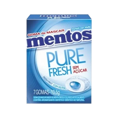 Mentos Pure Fresh Ment Flip Top 7 Un Azul
