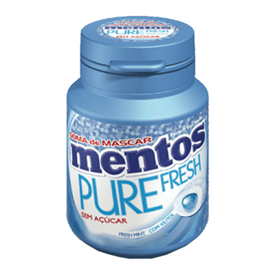 Mentos Pure Fresh Menta Pote 56 G Azul