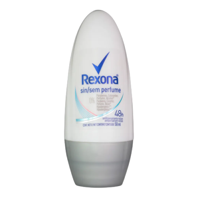 Desodorante Rexona Roll On Sem Perfume Feminino 50 G