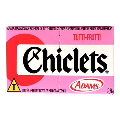 Chiclets Adams Tutti Frutti 2 Un