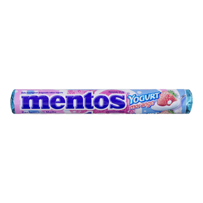 Drops Mentos Stick Yogurt Morango 37,5 G
