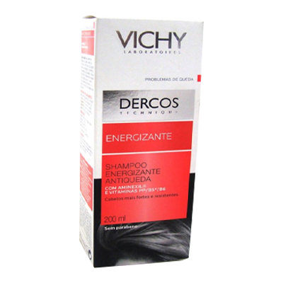 Shampoo Dercos Energizante Aminexil 200 Ml Vichy