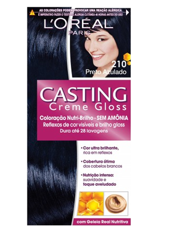 Tinta Casting Gloss Cr N.210 Preto Azul