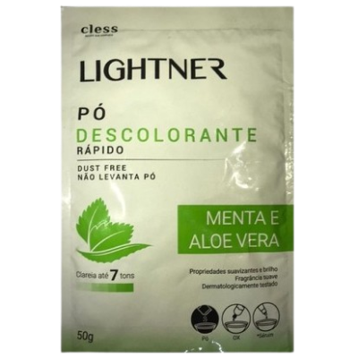 Pó Descolorante Lightner Menta E Aloe Vera 50 G