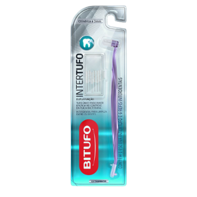 Escova Dental Bitufo Intertufo Cilindrica 3 Mm