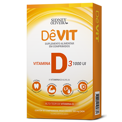 Dêvit Vitamina D3 1000 Ui    S.O. 60 Comprimidos