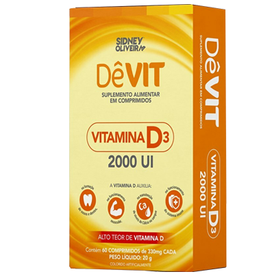 Devit 2000 Ui Vitamina D3  S.O. 60 Comprimidos