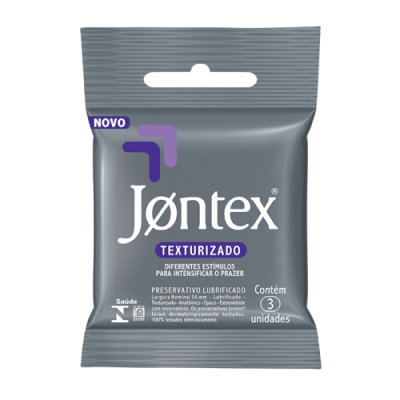 Preservativo Lubrificamente Jontex Sensation Com 3 Unidades