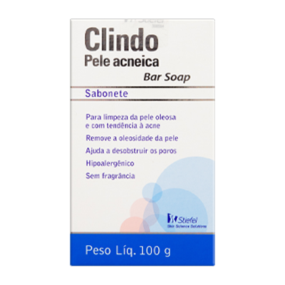 Clindoxil Sabonete  Pele Acneica Barra Soap 100 G