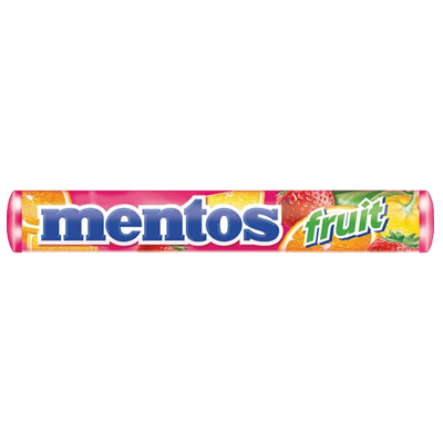 Drops Mentos Stick Frutas 37,5 G