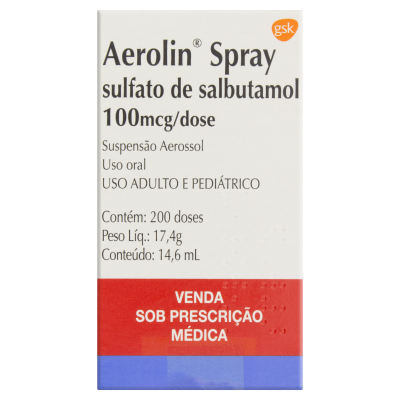 Aerolin Spray 200 Doses (Fp Grat)