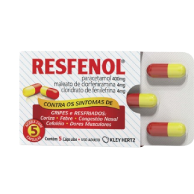 Resfenol Env C/5 Caps