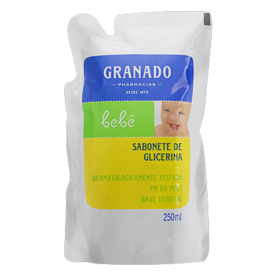 Refil Sabonete Liquido Infantil Granado Natural 250 Ml