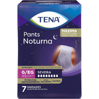 Fralda Tena Pants Noturna P/M 7 Und