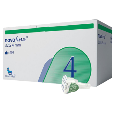 Novofine 32 G Tip Etw 4 Mm 100 Un