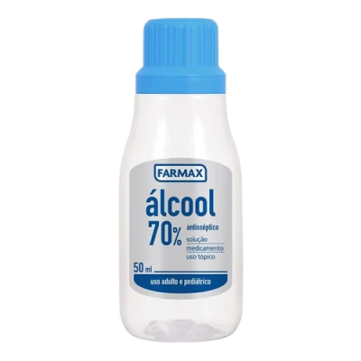 álcool Etilico 70% Farmax 50 Ml