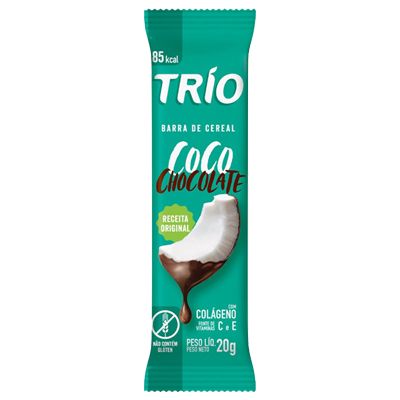 Barra Trio Coco Com Chocolate 20 G