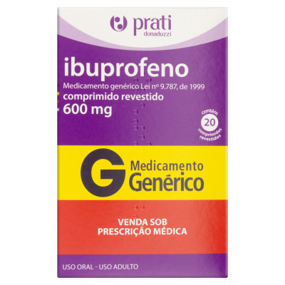 Ibuprofeno 600 Mg 20 Cpr Revestido Prati