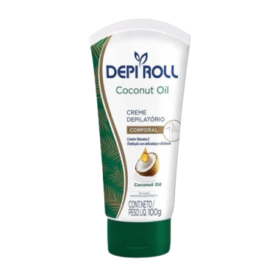 Cr Depil Depi Roll Pelos Oleo Coco 100 Gr