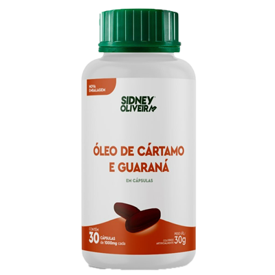 Oleo De Cartamo+Guarana 1000 Mg   S.O. 30 Caps