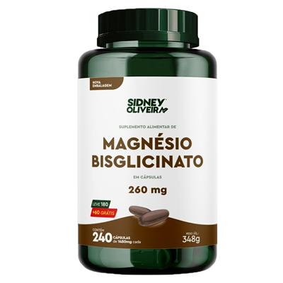 Magnésio Bisglicinato S.O. L180+60 Gratis