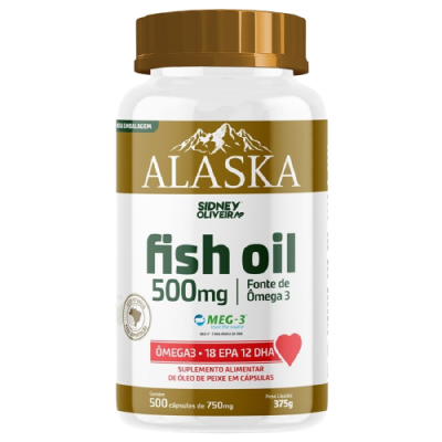 Alaska Omega 3 Oleo De Peixe 500 Mg   S.O. 500 Caps