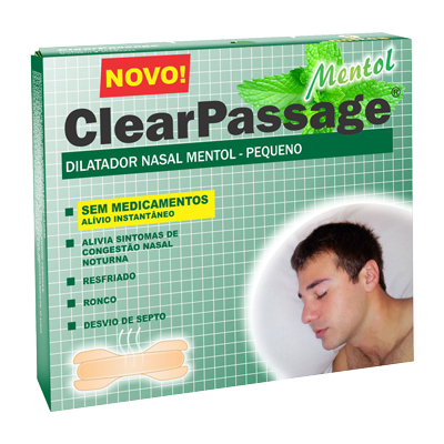 Clear Passage Dilat Nasal Menta P 9 Un