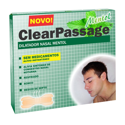 Clear Passage Dilat Nasal Menta G 9 Un