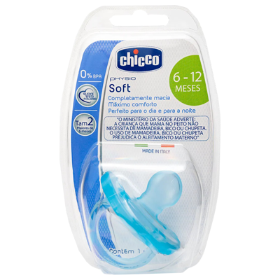 Chupeta Chicco Soft Az Silicone Tam.2 6 12 M 1 Un R.27122