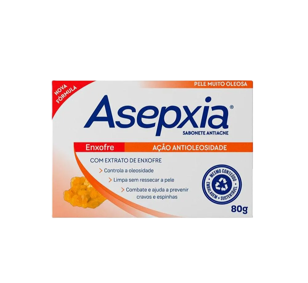 Asepxia Sabonete Enxofre 100 G